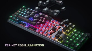 SteelSeries Apex 5 - Hybrid Mechanical Gaming Keyboard - Per-Key RGB  Illumination - Oled Smart display - English (QWERTY) Layout PC