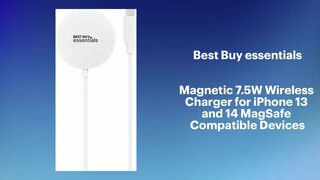 Best Buy essentials™ 2-in-1 7.5W Magnetic Wireless Charger for