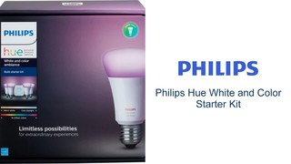 Philips Hue Color 3pk Starter Kit With Lightswitch 541789 for sale online 