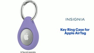 Indigo Laine & Co Air Tag Keychain Red