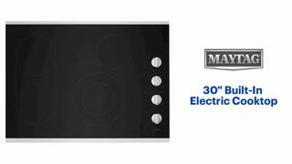 maytag 30 inch electric cooktop