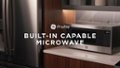 Built-in capable microwave video 0 minutes 16 seconds