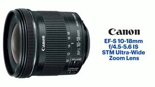 Canon EF-S 10-18mm f/4.5-5.6 IS STM Ultra-Wide Zoom Lens Black