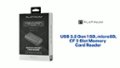 Platinum™ - USB 3.2 Gen 1 SD, microSD, CF 3 Slot Memory Card Reader Features video 0 minutes 38 seconds