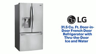 Best Buy: LG 31.5 Cu. Ft. Door-in-Door French Door Refrigerator with ...