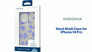 Insignia - Hard-Shell Case for iPhone 14 Pro - Abstract Glitter