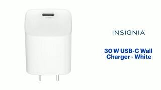 Insignia™ 30W USB-C Foldable Compact Wall Charger Bundle with 6' USB-C to C  cable for Smartphones, Tablets and More White NS-MW3130C1W24B - Best Buy