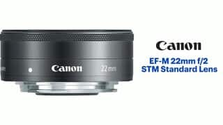 Canon EF-M22mm F2 STM Standard Lens for EOS DSLR Cameras Black 