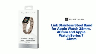Platinum™ Leather Band for Apple Watch 38mm, 40mm, 41mm and Apple Watch  Series 8 41mm Pink PT-AWB40PKL - Best Buy