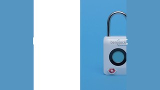 Best Buy: BenjiLock by Hampton Fingerprint Padlock Matte Gray
