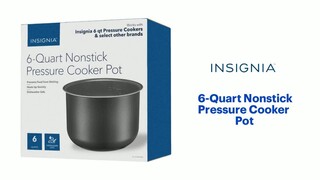 Best Buy: Insignia™ 6-Quart Stainless Steel Pressure Cooker Pot NS-MCRP6SS9