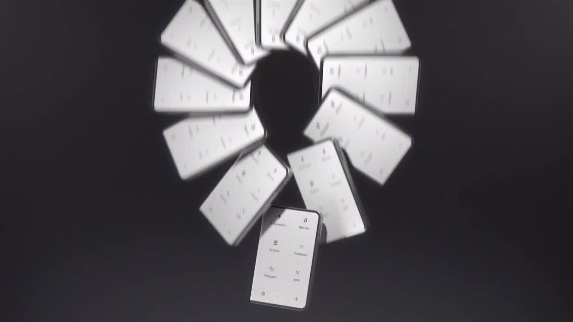 Ledger Stax Crypto Hardware Wallet with Folio Curved E Ink Touch Screen