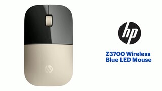 HP Z3700 - Gold Wireless LED Blue Buy Z3700 Mouse Best X7Q43AA#ABL