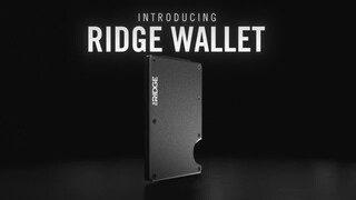 Ridge Wallet — Midnight Black