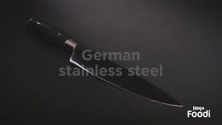Ninja K32012 Foodi NeverDull Premium Knife System, 12 Piece Knife Block Set  with Built-in Sharpener, German Stainless Steel Knives, Black