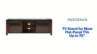 Insignia™ TV Stand for Most Flat-Panel TVs Up to 65 Black NS-HTMS1 - Best  Buy