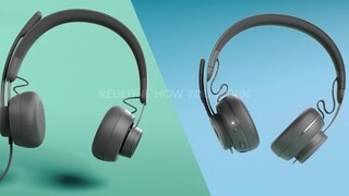 Logitech Zone 750 Kabelgebundenes Over-Ear-Headset mit Noise-Cancelling-Mikrofon Plug-and-Play-Kompatibilität für alle Geräte USB-C und USB-A-Adapter Grau 