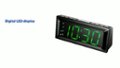 Best Buy essentials™ - BE-CLOPP3 Digital AM / FM Dual Alarm Clock - Black Features video 1 minutes 06 seconds