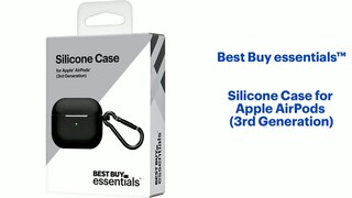 SaharaCase Silicone Case for Apple AirPods 3 (3rd Generation 2021) Black  HP00071 - Best Buy