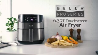 Bella Pro Series 12.6 qt. Touchscreen Air Fryer Review + Live Demo 