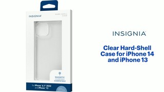 Insignia™ Hard Shell Case with MagSafe for iPhone 13 Pro Max and iPhone 12  Pro Max Clear NS-MAX13HSMSC - Best Buy