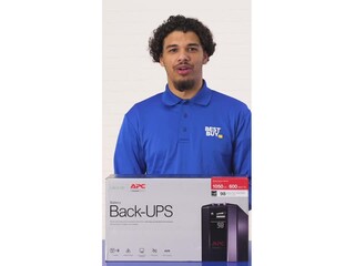 APC Back-UPS Gaming 1500VA 10 Outlet/3-USB Battery Back-up and Surge  Protector Midnight Black BGM1500B - Best Buy