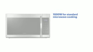 Insignia 1.1 Cu. Ft. Microwave (NS-MW11BS9-C) - Black Stainless Steel -  Only at Best Buy