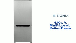 Insignia™ 4.9 Cu. Ft. Mini Fridge with Bottom Freezer Stainless Steel  NS-CF49BMSS2 - Best Buy