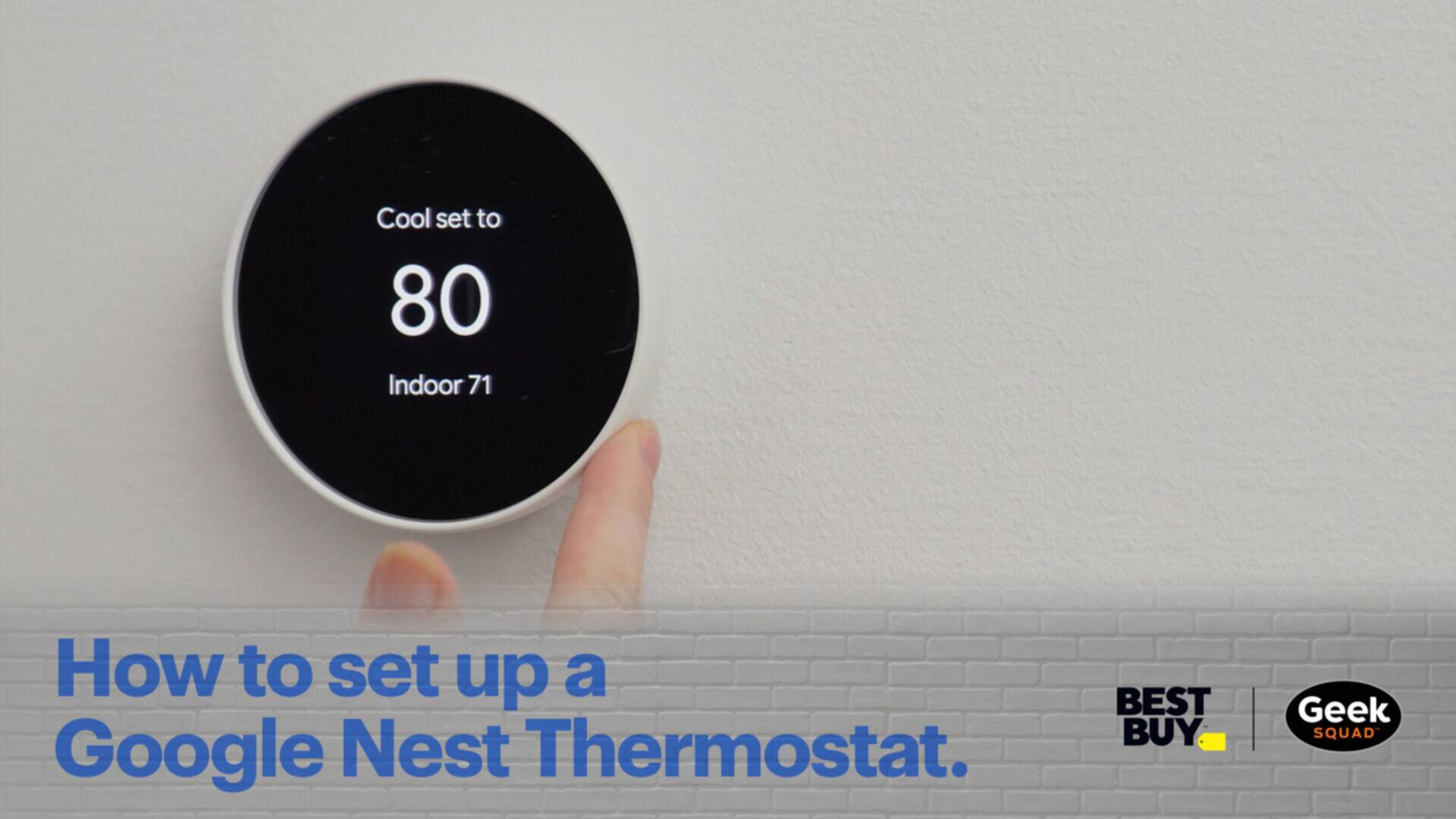 Google Nest Smart Thermostat (Snow)