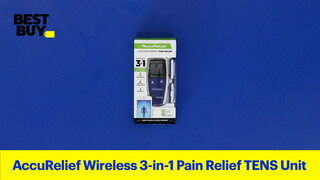 AccuRelief Wireless TENS Unit with Remote Control, Electrotherapy Pain  Relief System, Carex ACRL-9001