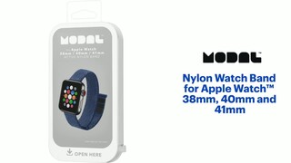 Modal™ Active Nylon Watch Band for Apple Watch 38mm, 40mm, 41mm and Apple  Watch Series 1-9 Pink MD-AWB38PNYV - Best Buy