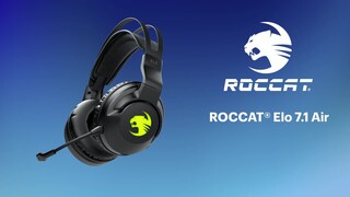 Elo 7.1 Air Wireless Surround Sound RGB Gaming Headset by ROCCAT®