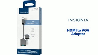 Insignia™ HDMI to VGA Adapter Cool gray NS-PAHDVG - Best Buy