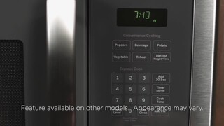 GE Smart Countertop Microwave Oven with Scan-to-Cook Technology