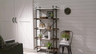 Walker Edison Urban Wall Organizer with Hooks and Removable Shelf Dark  Walnut BBLAA2ADW - Best Buy