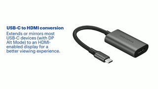 Insignia™ USB-C to HDMI Adapter Black NS-PA3CHD - Best Buy