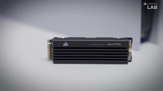 Corsair MP600 PRO LPX PCIe Gen4 NVMe M.2 SSD - 4TB White