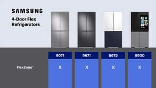 Samsung 23 cu. ft. 4-Door Flex French Door Counter Depth Smart ...