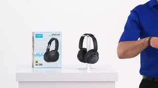 Best Buy: Soundcore by Anker Space Q45 True Wireless Noise Cancelling  Over-the-Ear Headphones Black A3040Z11