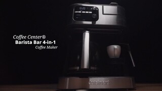 Cuisinart CoffeeCenter 12-Cup Coffee Maker Barista Bar 4-In-1