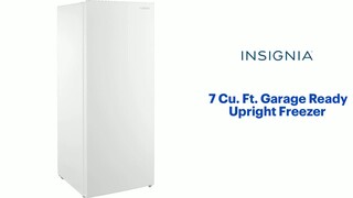 Insignia™ 7 Cu. Ft. Garage Ready Upright Freezer White NS-UZ7WH0 - Best Buy