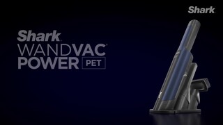Shark WV410BL Wandvac Power Pet Cordless Hand Vacuum, Blue