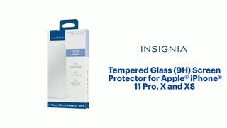 Film iphone 11 pro , x , xs verre trempé protection ecran 9h vitre antichoc  GLASS-CL-IPX - Conforama