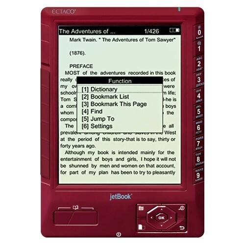 Front Standard. Ectaco - jetBook Digital Text Reader.