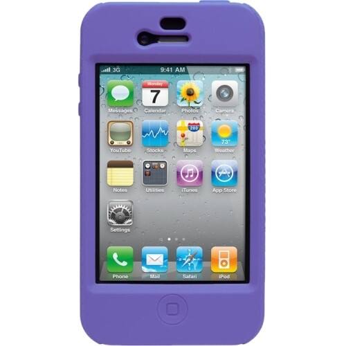 Front Standard. Otterbox - Impact Smartphone Skin - Purple.