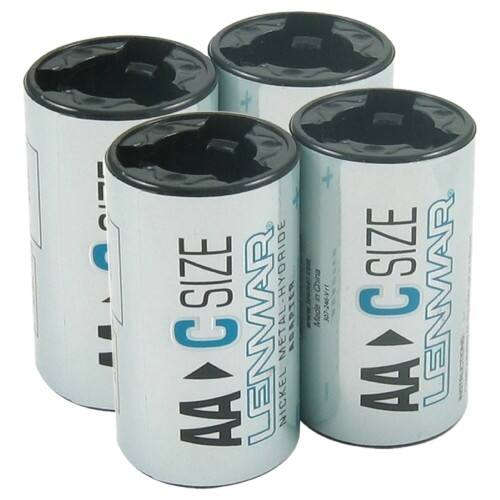 Front Standard. Lenmar - Battery Adapter - Blue.