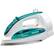 Front Standard. Panasonic - Steam Iron - Green Handle, White.