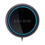 Front Standard. Belkin - AirCast Wireless Bluetooth Car Hands-free Kit - USB - Black.