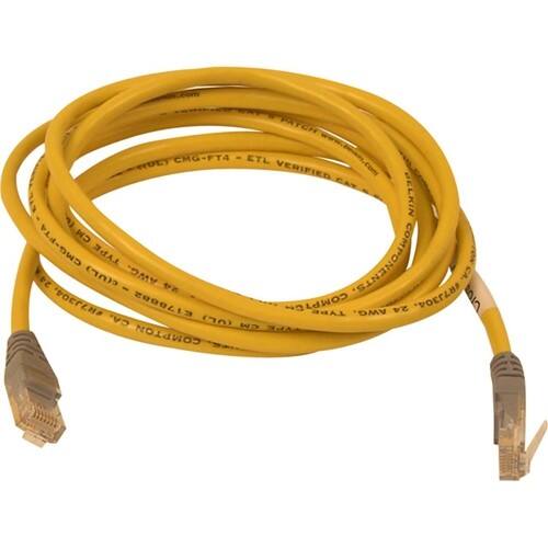 Front Standard. Belkin - 3 ft Category 5e Network Cable - Yellow.