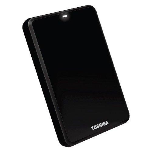 Toshiba black 320GB Canvio Basics USB 3.0 Portable External Hard Drive 